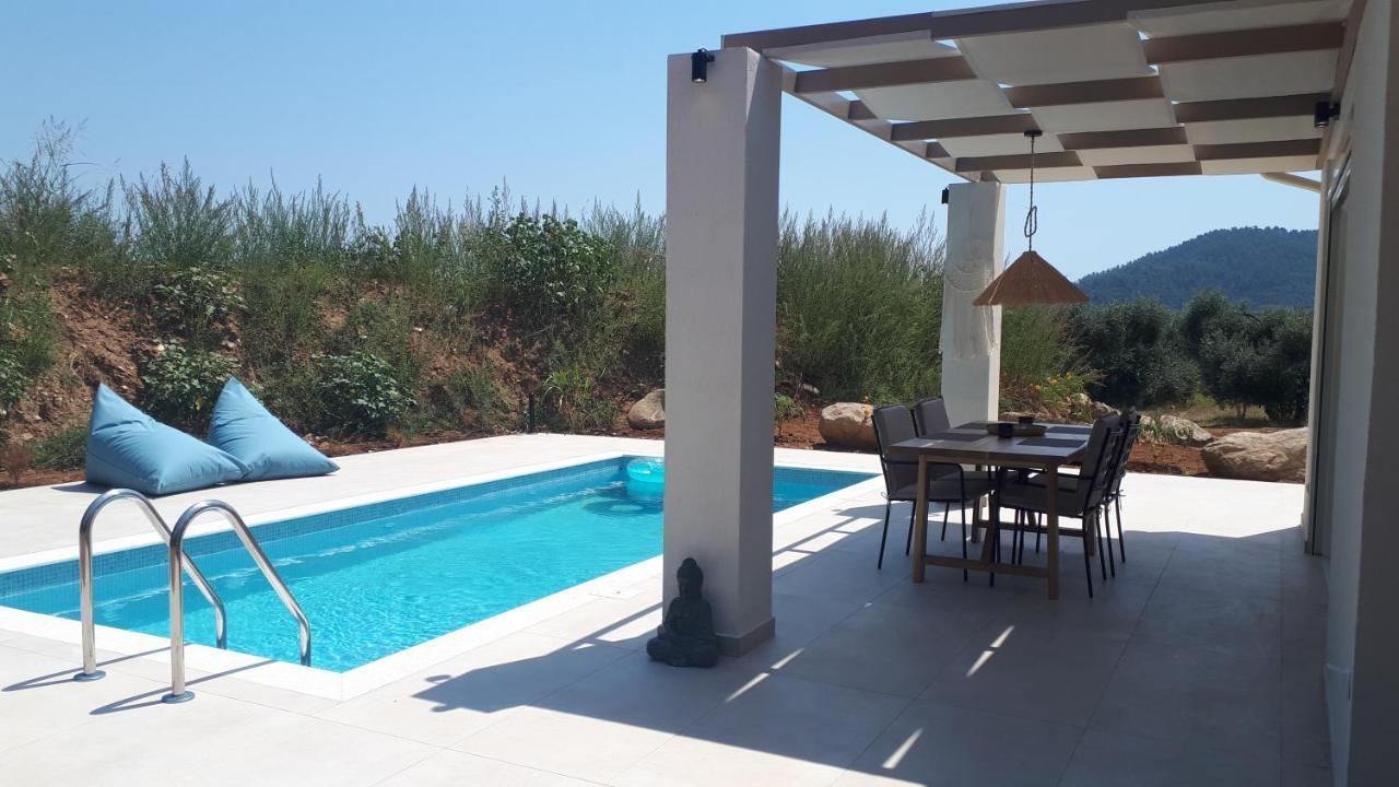 Casa O' - Moderne Villa Mit Grosser Terrasse Und Privatem Swimmingpool Skala Potamia  Eksteriør billede