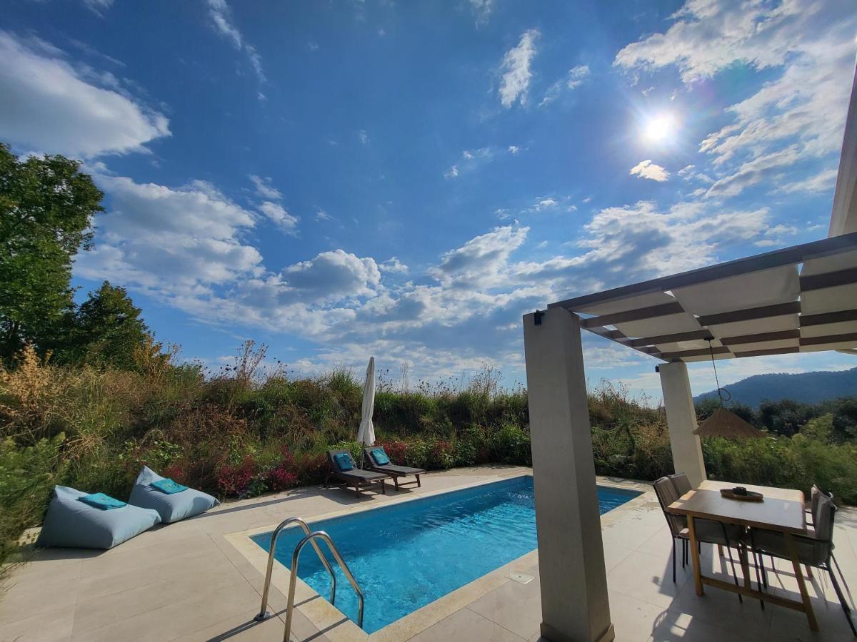 Casa O' - Moderne Villa Mit Grosser Terrasse Und Privatem Swimmingpool Skala Potamia  Eksteriør billede