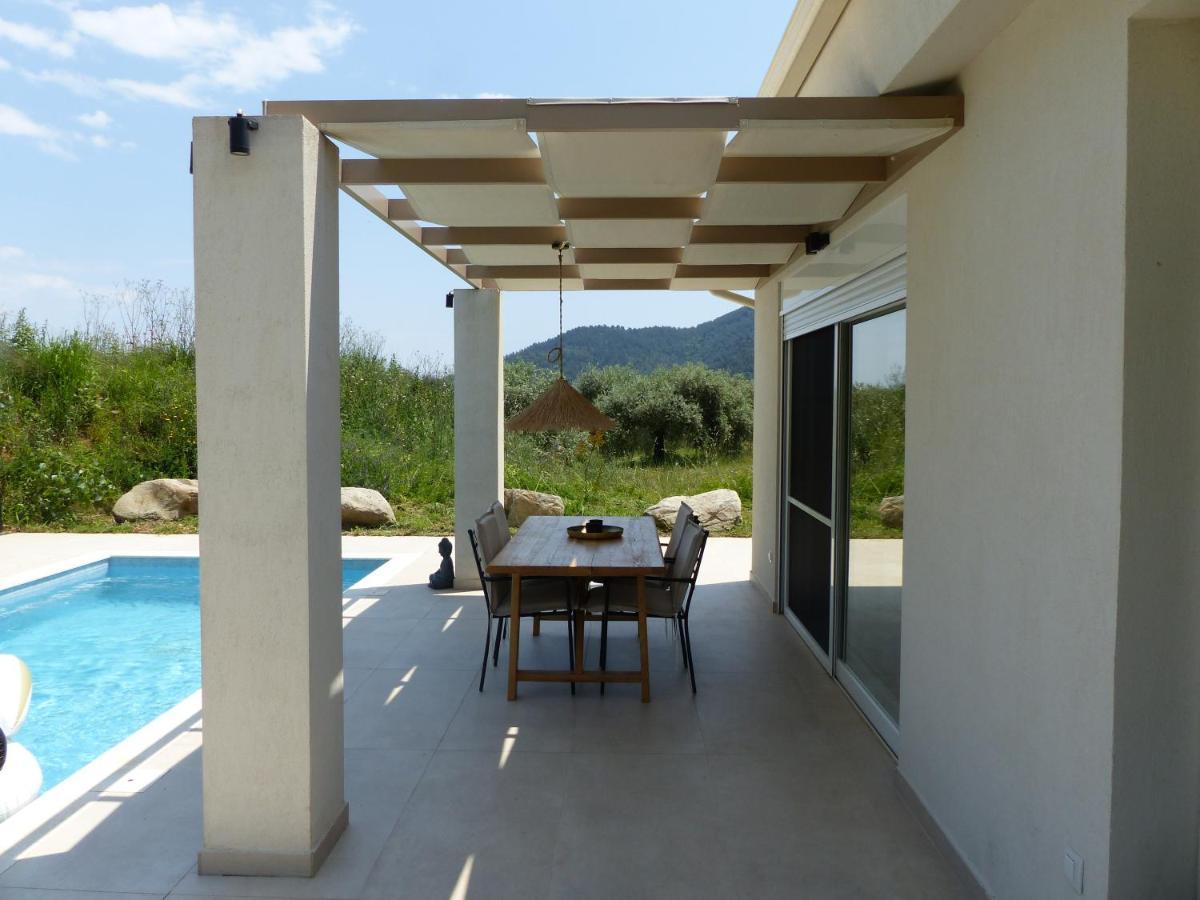 Casa O' - Moderne Villa Mit Grosser Terrasse Und Privatem Swimmingpool Skala Potamia  Eksteriør billede