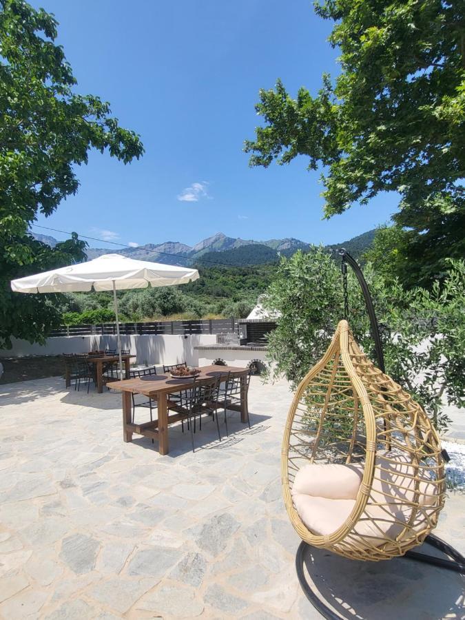 Casa O' - Moderne Villa Mit Grosser Terrasse Und Privatem Swimmingpool Skala Potamia  Eksteriør billede